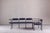 Vintage Steel and Fabric Bench, Italy, 1990s For Sale - Image 16 of 16
