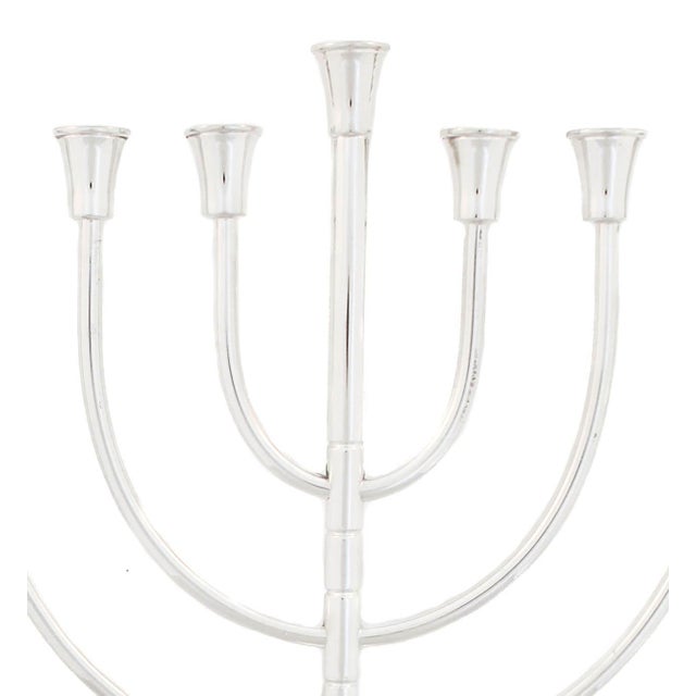 2023 Sterling Silver Menorah For Sale - Image 4 of 6