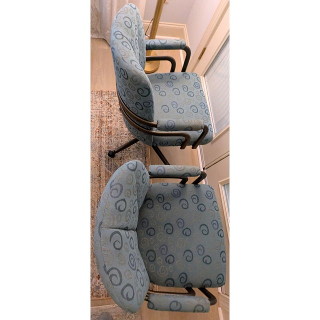 Milo Baughman Style Chromcraft Swivel Office or Dining Chairs - Set of 4 For Sale - Image 11 of 17