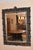 Chestnut 1980s Large Heavily Carved Beveled Glass Wall Mirror For Sale - Image 8 of 8