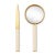 AERIN AERIN Faux Shagreen Magnifying Glass & Letter Opener Set, Cream For Sale - Image 4 of 4