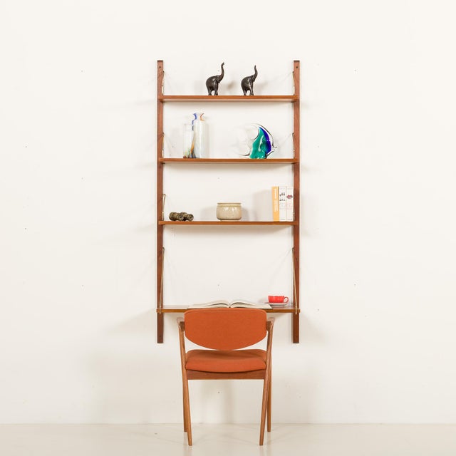 Mid-Century Modern Vintage Home Office Shelving Unit by Poul Cadovius for Cado, 1960s For Sale - Image 3 of 11