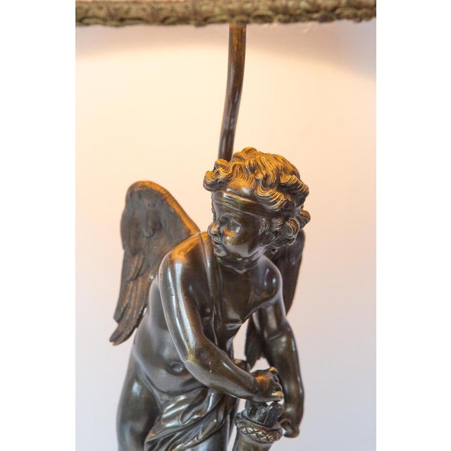 1970s Large Table Lamp in Bronze, 1970s For Sale - Image 5 of 14