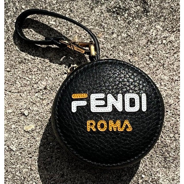 Boho Chic Vintage Fendi Fila Mania Bag Charm With GHW For Sale - Image 3 of 13
