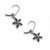 Modern Black Diamond Flower Earrings - 2 Pieces For Sale - Image 3 of 4