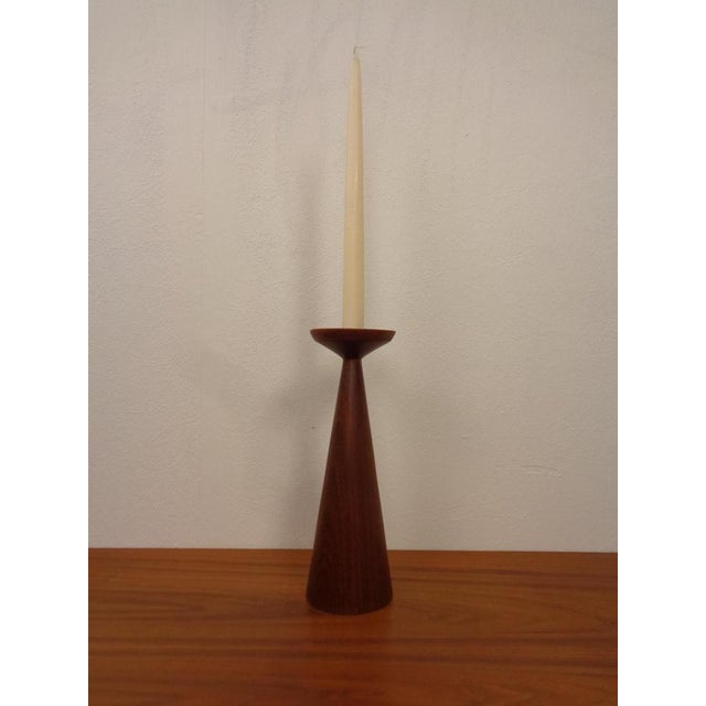 Large Teak Candleholder from Anri Form, Italy, 1960s For Sale - Image 4 of 18