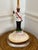 Vintage NASSAU ROYALE BAHAMAS POLICE DECANTER made into a table lamp. Lucite base and large scallop shell. Rechargeable...