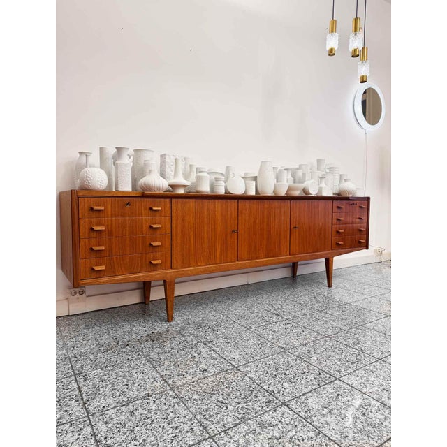 Mid-Century Design Teak Sideboard For Sale - Image 12 of 15