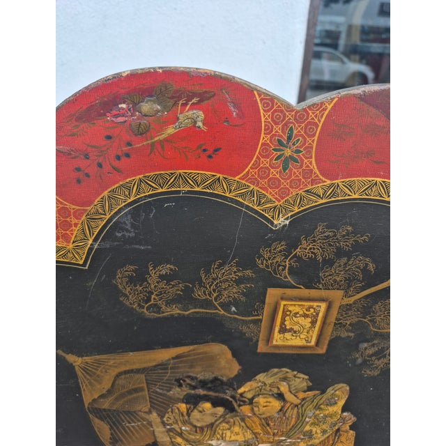Japanese Antique Japanese Tilt Top Tea Table For Sale - Image 3 of 7