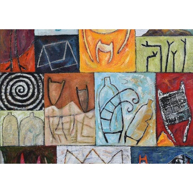 Barbara Fisher Arts & Crafts Painting For Sale - Image 4 of 7
