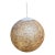 Worlds Away Croc Capiz Shell 20” Round Ball Pendant Light For Sale