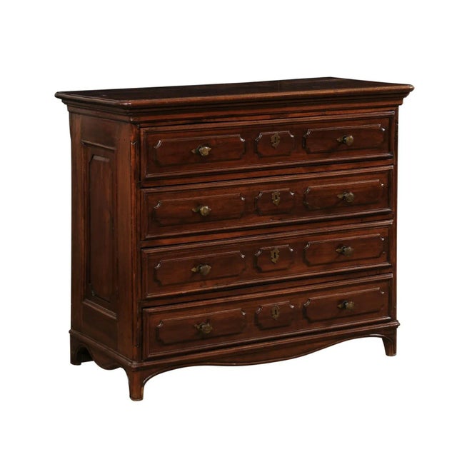 18th Century Italian Walnut Chest For Sale - Image 12 of 12