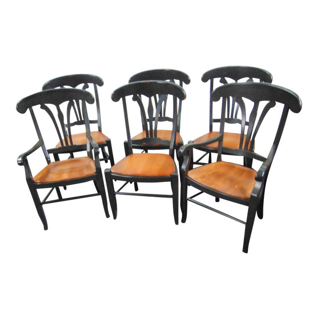 Nichols & Stone County Style Dining Chairs Set of 6 Chairish