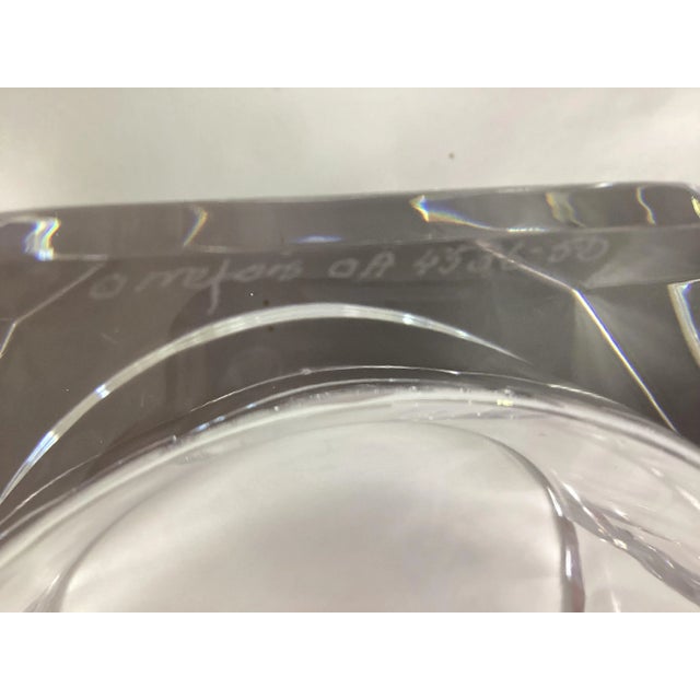 Glass Early 21st Century Orrefors Biscuit Jar, Signed Olle Aberius For Sale - Image 7 of 8