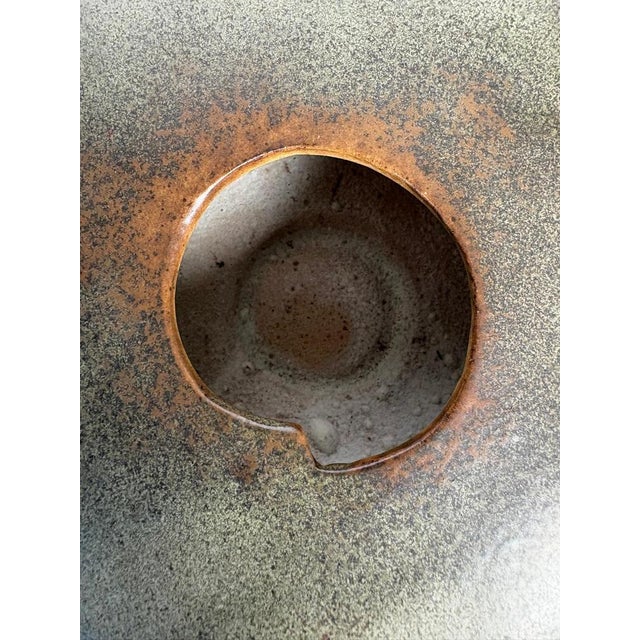 Stoneware Spherical Vase, France, 1960 For Sale - Image 6 of 11