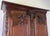 Vintage French Louis XVI Style Carved Walnut 2-Door Wardrobe For Sale - Image 6 of 18