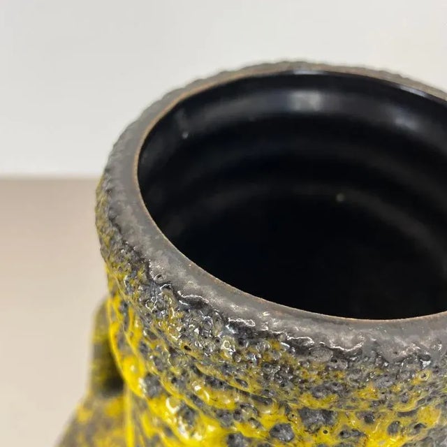 Large Fat Lava Pottery Vase from Fohr Ceramics, Germany, 1970s For Sale - Image 15 of 18