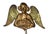 French 19th Century Bronze Doré Byzantine Style Angels on Lucite Stands - a Pair For Sale - Image 3 of 6