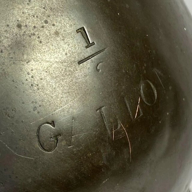 Small English Georgian Farrow and Jackson Copper Half Gallon Ale Jug For Sale - Image 11 of 12