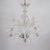 Baroque Vintage Ca'Rezzonico Style Gold Infused and Opaline Murano Chandelier For Sale - Image 3 of 12