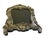 Art Nouveau Antique Edwardian Jr Sterling Silver Art Nouveau Ornate Cherub & Bird Table Mirror Frame .925 Made in England 1910s For Sale - Image 3 of 4