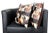 Contemporary Cowhide Leather Pillow Cover For Sale - Image 9 of 10
