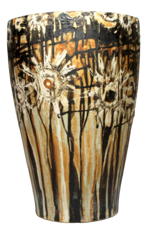 Large Vintage Pyrogranite Vase, 1950s