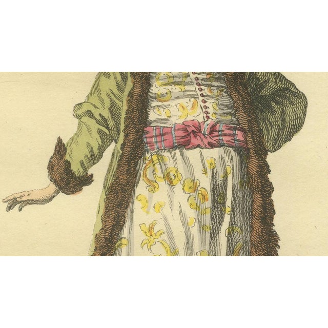 Mid 18th Century Jefferys, Costume of a Gentleman of Wallachia, Engraving, 1749 For Sale - Image 5 of 9