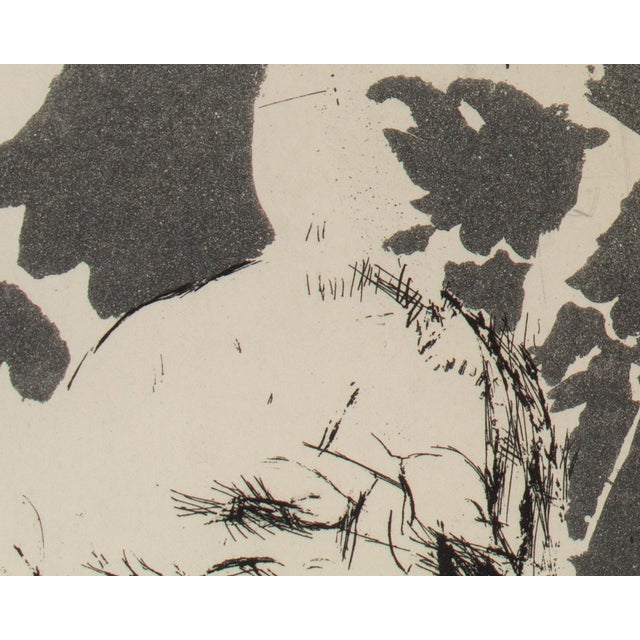 Black 1966 “Prussian General” Portrait Etching by Jack Levine For Sale - Image 8 of 8