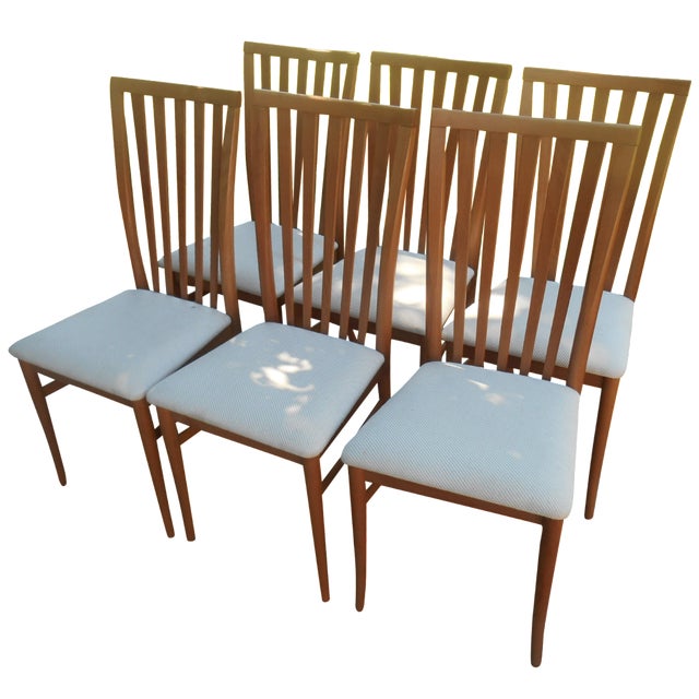 Italian Workbench Dining Chairs Set of 6 Chairish