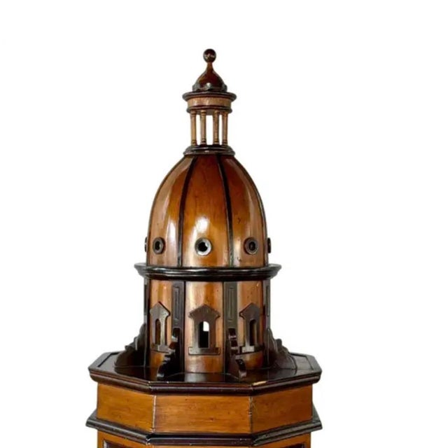 Wood Italian Renaissance Style Wooden Architectural Model of Domed Church For Sale - Image 7 of 15