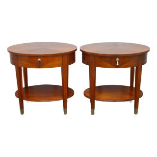 Ethan Allen Nightstans a Pair For Sale