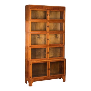 Minty of Oxford Art Deco Stacking Bookcase For Sale