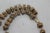 Beige Large Wall Bead Rosary Cross, 1970s For Sale - Image 8 of 18