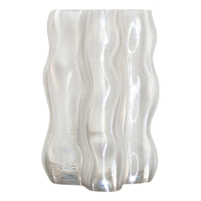 Medium Transparent Magma Vase by Mana For Sale
