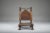 Early 20th Century Handmade Low Cedar Chair, Nuristan, 1890s For Sale - Image 9 of 14