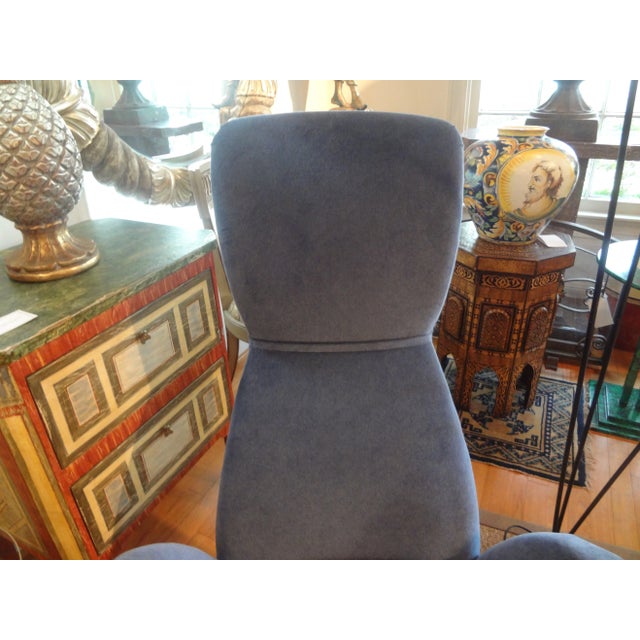 Cerulean 1960s Pair of Italian Modern Sculptural Lounge Chairs For Sale - Image 8 of 11