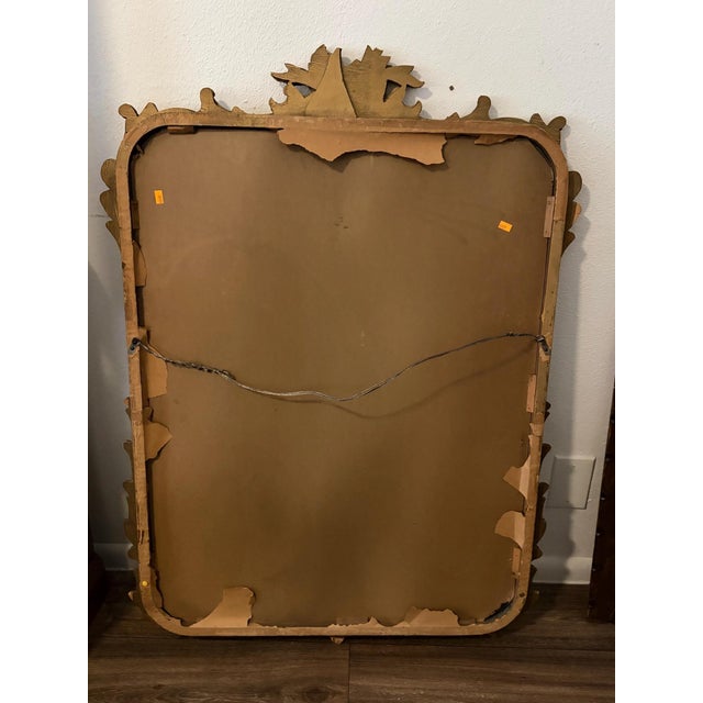 Antique French Rococo Giltwood Mirror For Sale - Image 11 of 12