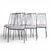 Mid-Century Modern Paul McCobb for Arbuck Pavilion Collection Mid Century Iron Dining Chairs - Set of 6 For Sale - Image 3 of 10