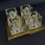 Metal Glass Ice Cube Flushmount attributed to Peill & Putzler, 1970s For Sale - Image 7 of 11