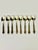 Mid 20th Century Oneida Silverplate “Flirtation” Demitasse Spoons – Set of 8 in Original Boxes For Sale In Los Angeles - Image 6 of 10