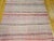 Vintage Rag Runner, Handwoven Wool & Cotton, Stripe Pattern, Red & Pink, 3x14 For Sale - Image 13 of 18