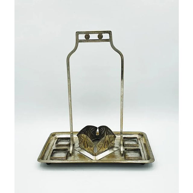 Art Deco Liqueur Service, Set of 6 For Sale - Image 5 of 12