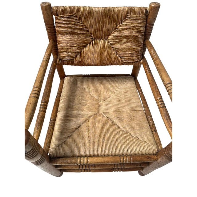 Mid-Century Modern Armchairs in the style of Audoux-Minet, 1950s, Set of 2 For Sale - Image 11 of 15