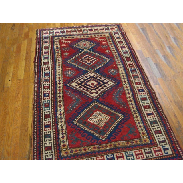 Antique Caucasian - Kazak rug, size: 3'7" x 6'3".