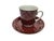1970s Vintage Polish Cup and Saucer from Wałbrzych Pottery, 1970s, Set of 2 For Sale - Image 5 of 13