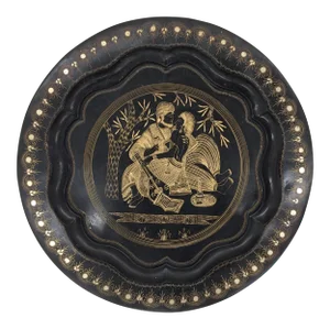 Vintage Indian Etched Charger