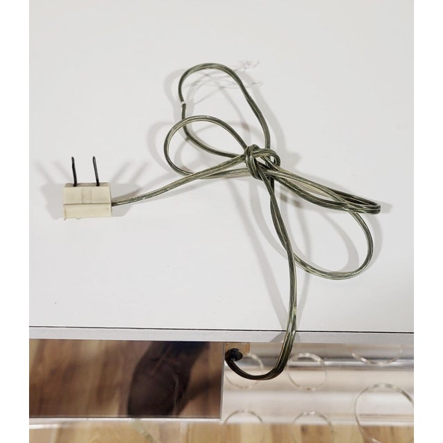 Lucite & Chrome Mid-Century Modern Bar & Pair of Barstool Chairs by Luigi Bardini For Sale - Image 14 of 18