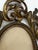 Antique Late 19th Century Baroque Ornate Victorian Rococo Gold Oval Wall Frame in Gilded Cast Metal, Acanthus Scrollwork For Sale - Image 4 of 11