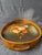 Rustic European Vintage Oval Wood Floral Tole Painted Tray For Sale - Image 3 of 17